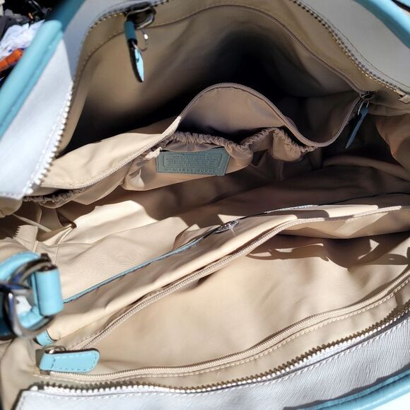 Coach Diaper Bag w/ Strap Gingham Changing Pad